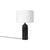 Gravity Table Lamp Table Lamps Gubi Black Marble White shade Small