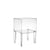 Small Ghost Buster side/end table Kartell Transparent Crystal 