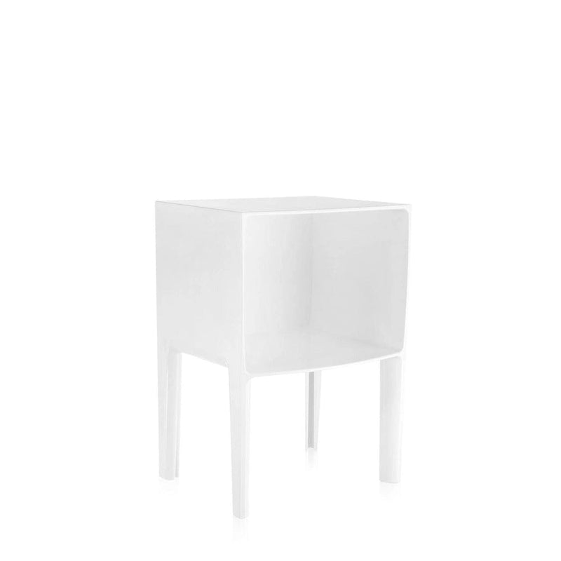 Small Ghost Buster side/end table Kartell Solid Glossy White 
