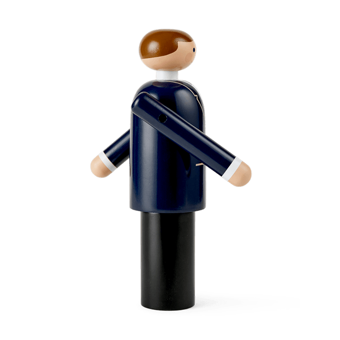 Kay Bojesen Groom, Blue/Black/White (Small), view 3