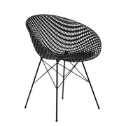 Smatrik Outdoor Chair (2 Chairs) Chairs Kartell Matte Black/Black 