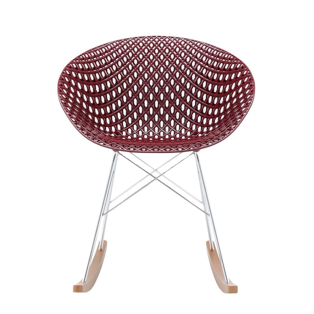 Smatrik Rocking Chair (2 Chairs) rocking chairs Kartell Plum/Chrome 