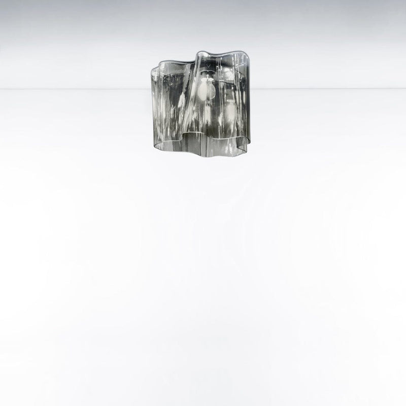 Logico Ceiling Single ceiling lights Artemide Standard - Smoke Grey Dimmable 2-Wire 