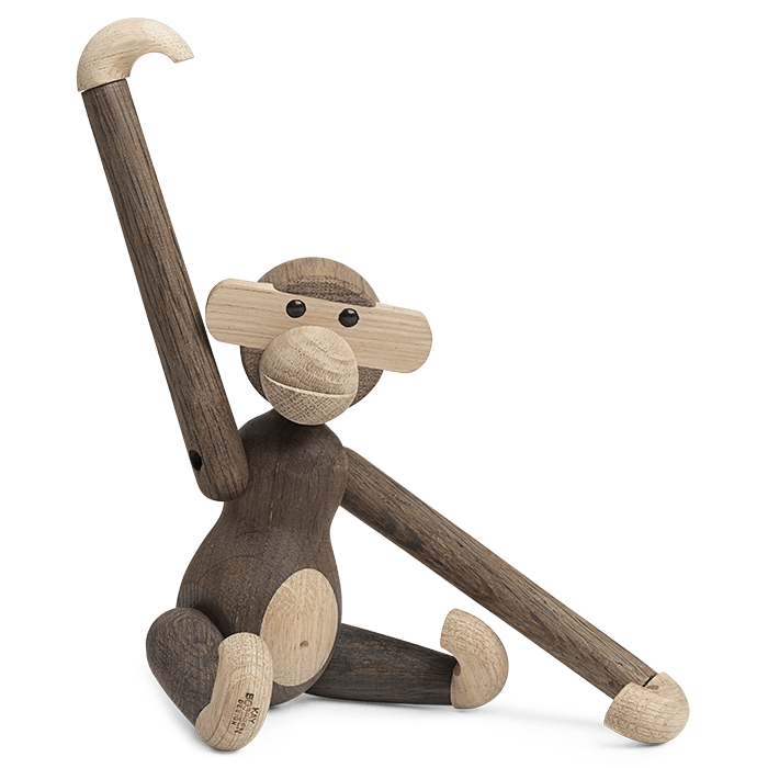 Kay Bojesen Monkey, Oak/Smoked Oak, Small, view 2