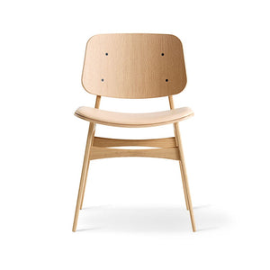 Soborg 3050 Wood Base Chair Seat Upholstered Dining Chair Fredericia 