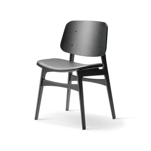 Soborg 3050 Wood Base Chair Seat Upholstered Dining Chair Fredericia 