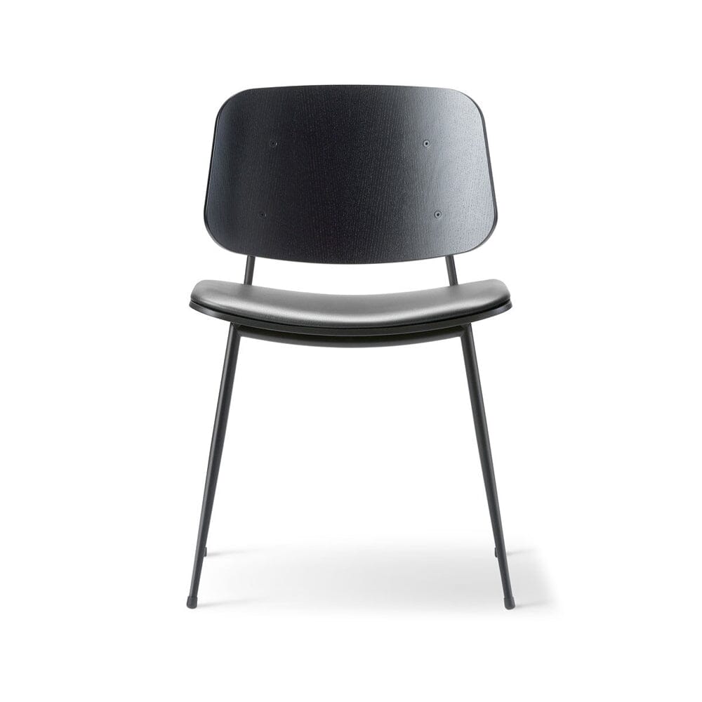 Soborg 3062 Metal Base Chair Seat upholstered Dining Chair Fredericia 