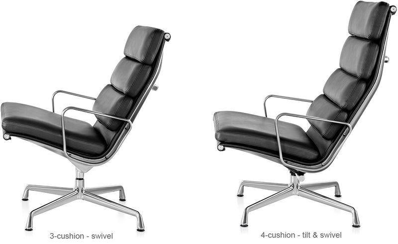 Eames Soft Pad Lounge Chair and Ottoman by Herman Miller