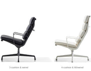 Eames Soft Pad Lounge Chair and Ottoman by Herman Miller