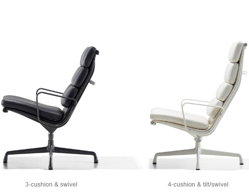 Eames Soft Pad Lounge Chair and Ottoman by Herman Miller