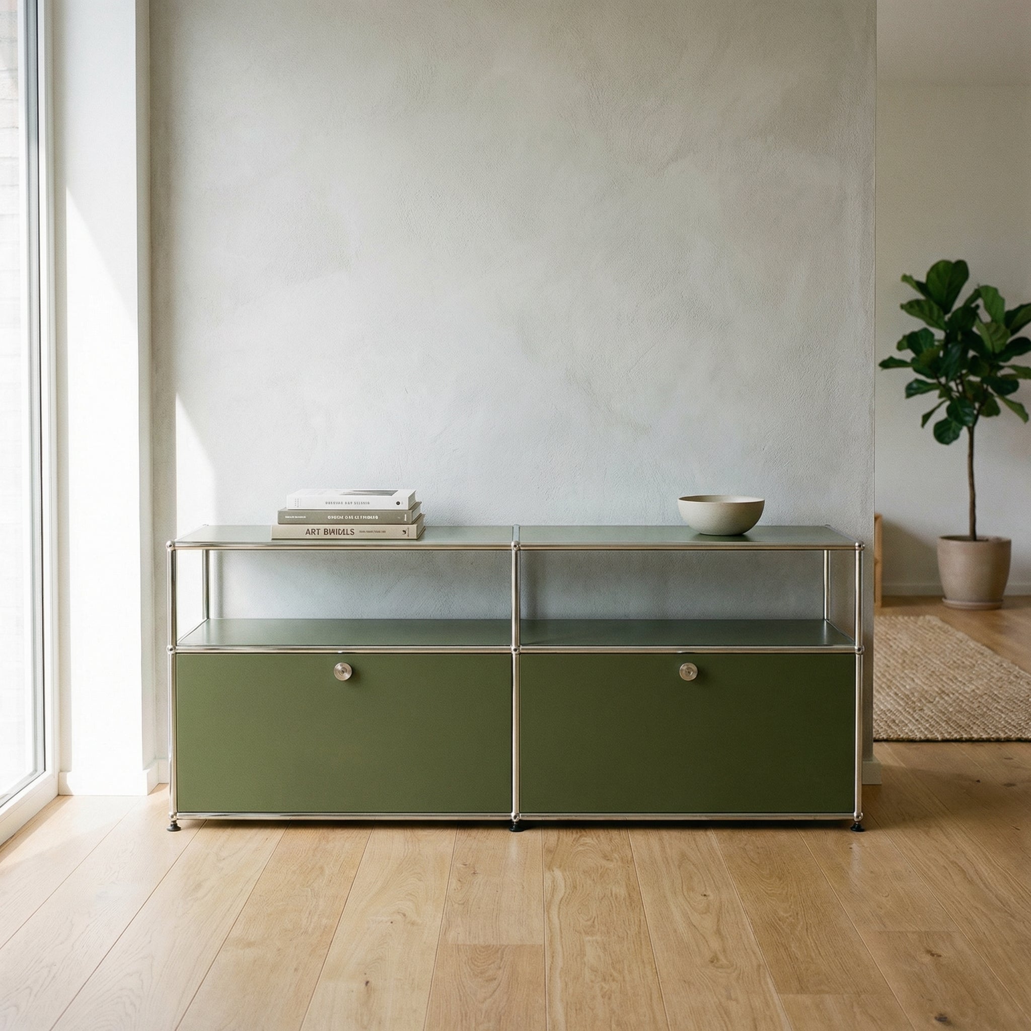 Special USM Haller Media MS02 Olive Green | CA Modern Home