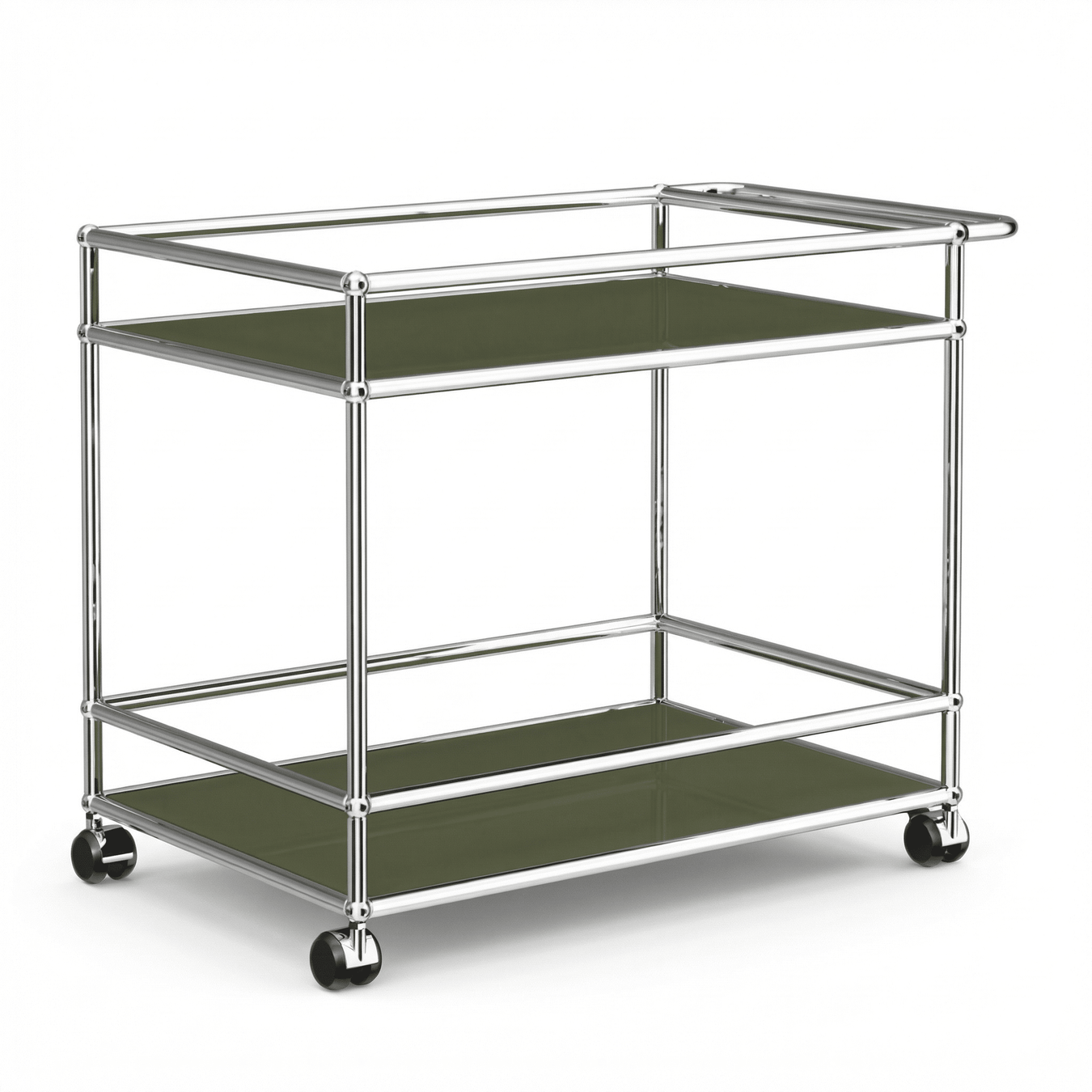 Special USM Haller Serving Cart MS04 in Olive Green