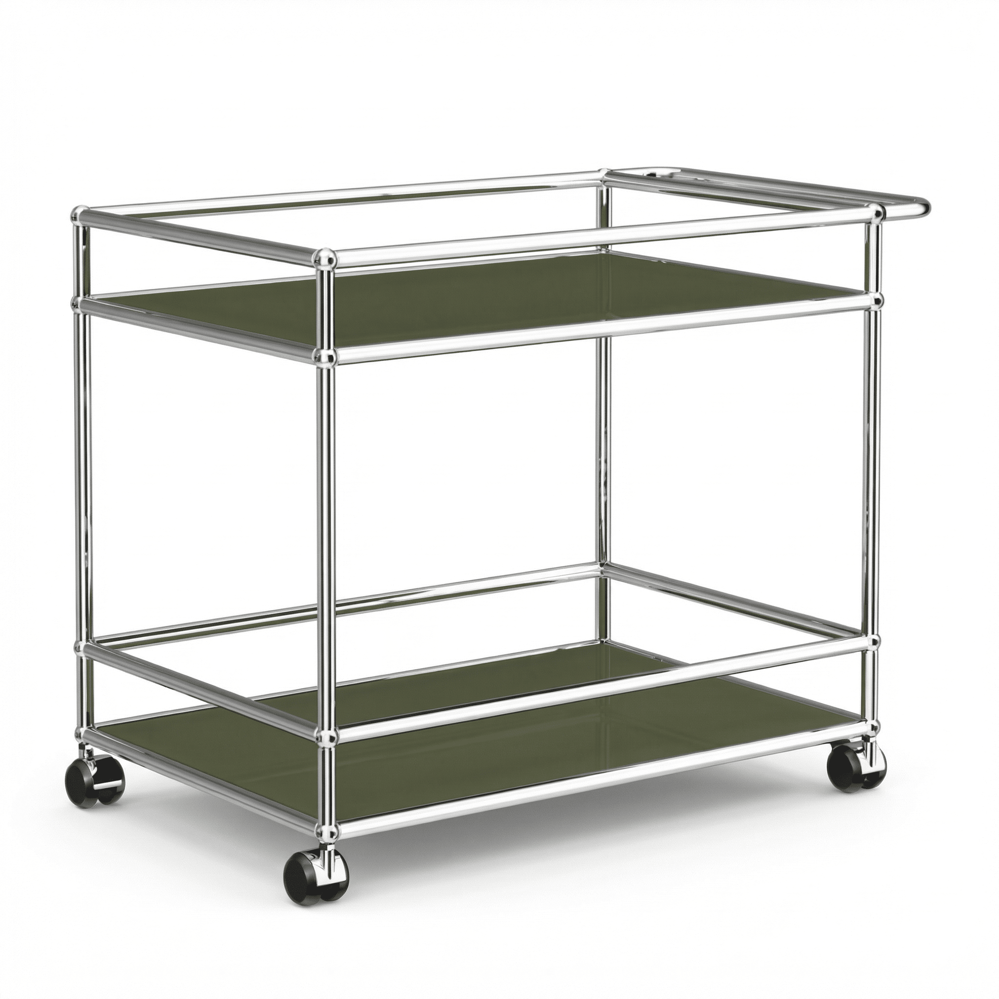 Special USM Haller Serving Cart MS04 Olive Green | CA Modern Home Special USM Haller Serving Cart MS04 Olive Green | CA Modern Home