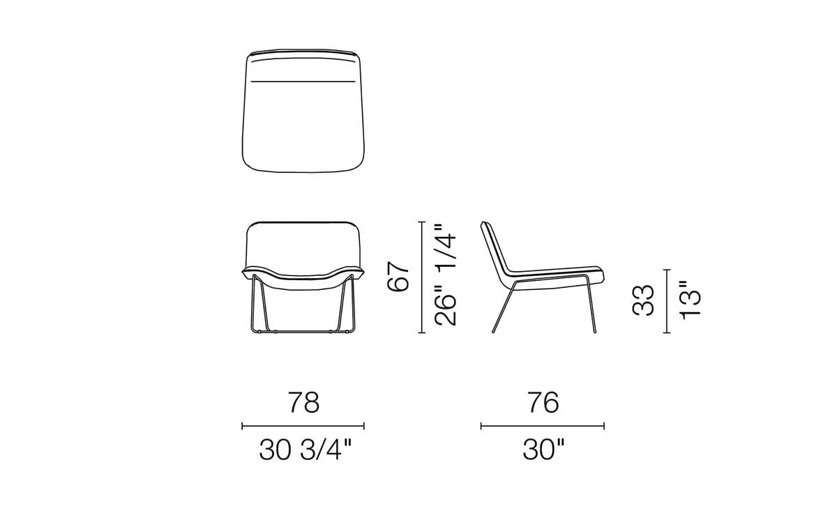 Spring Lounge Chair Chair Cappellini 