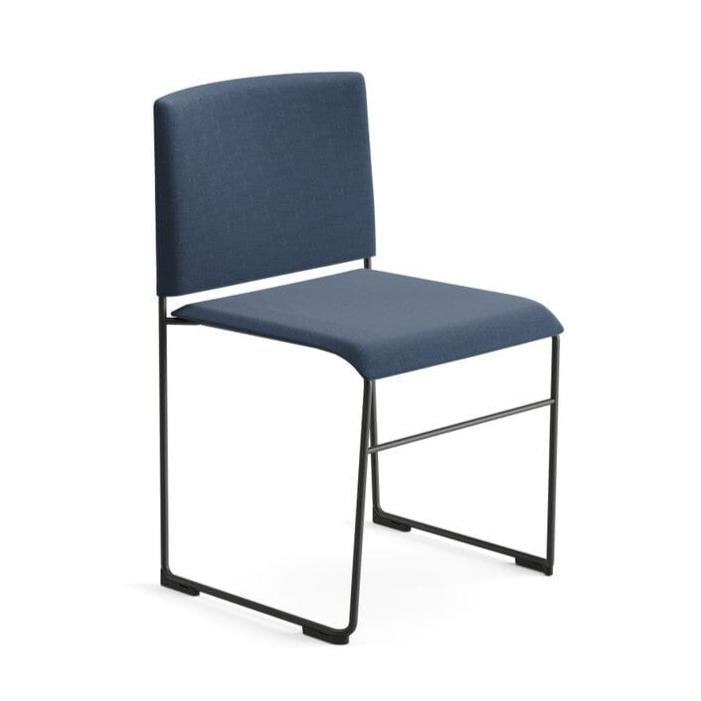 Stacy Stacking Chair With Backrest &amp; Seat Upholstery Chairs Arper 