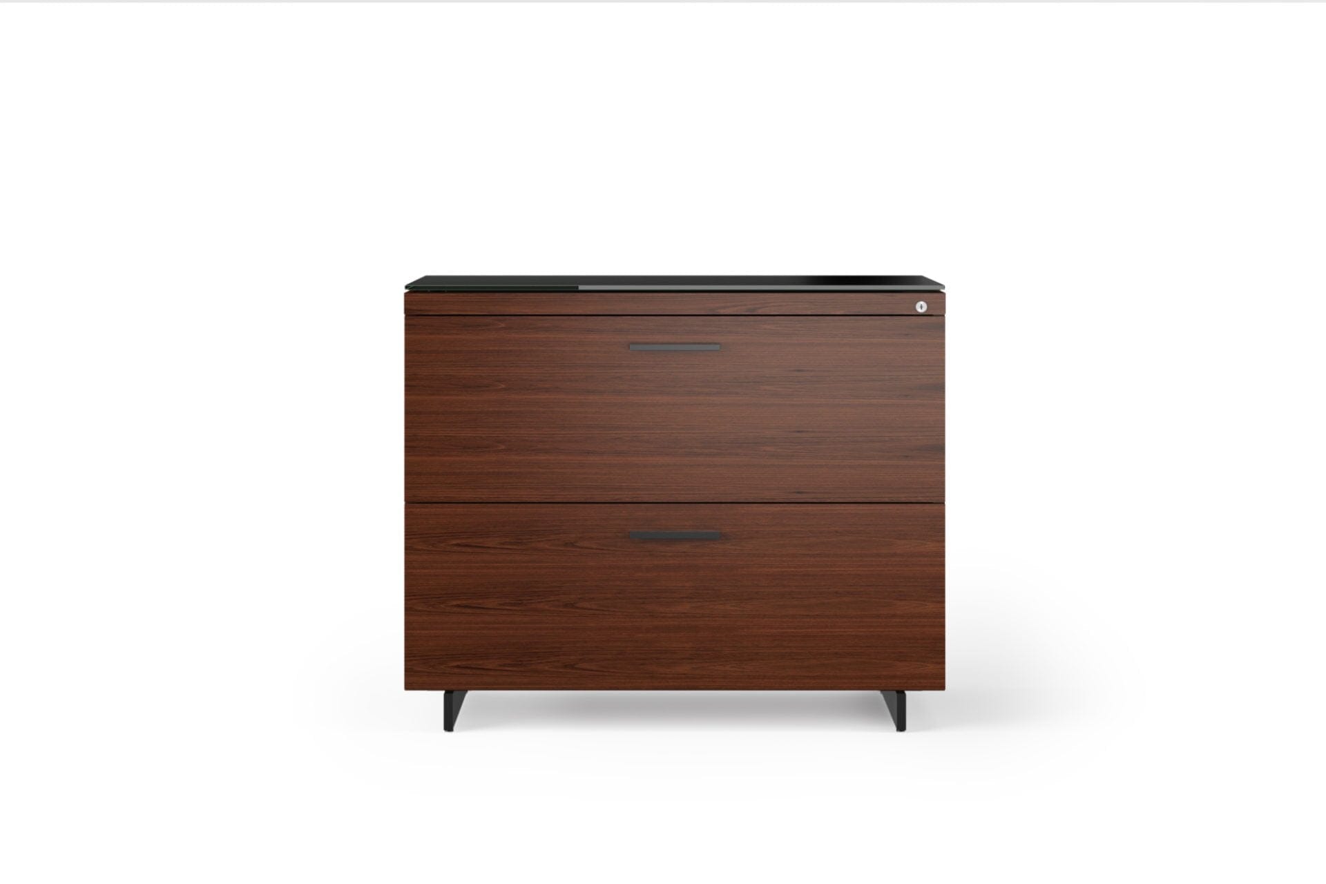 Sequel 20 Lateral File Cabinet 6116 storage BDI Chocolate Stained Walnut Black 