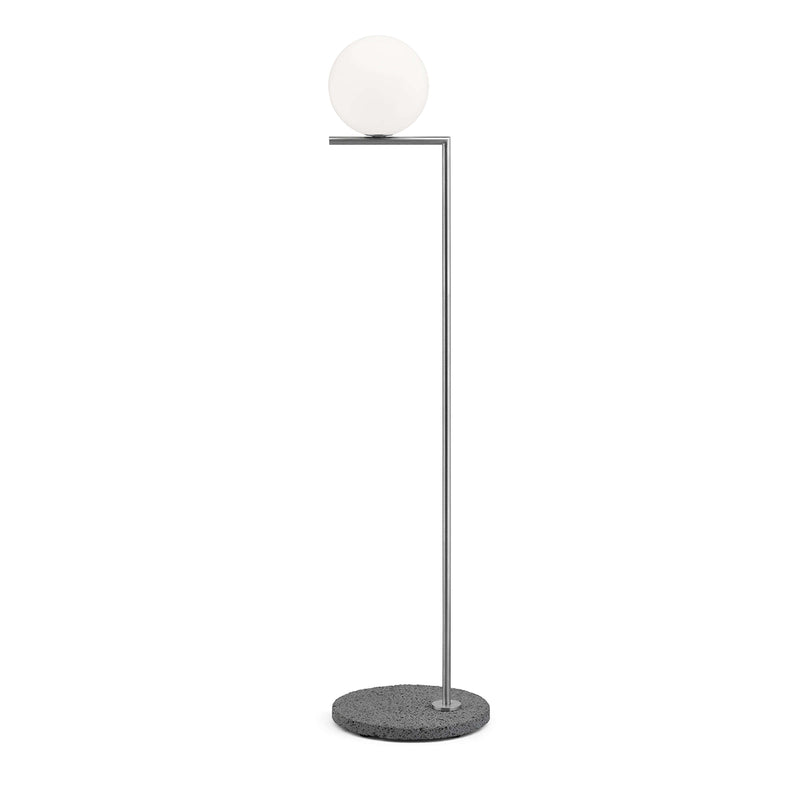 IC Lights Outdoor Floor Lamp Outdoor Lighting Flos F2 - 73" H Brushed Stainless Steel / Occhio di Pernice 
