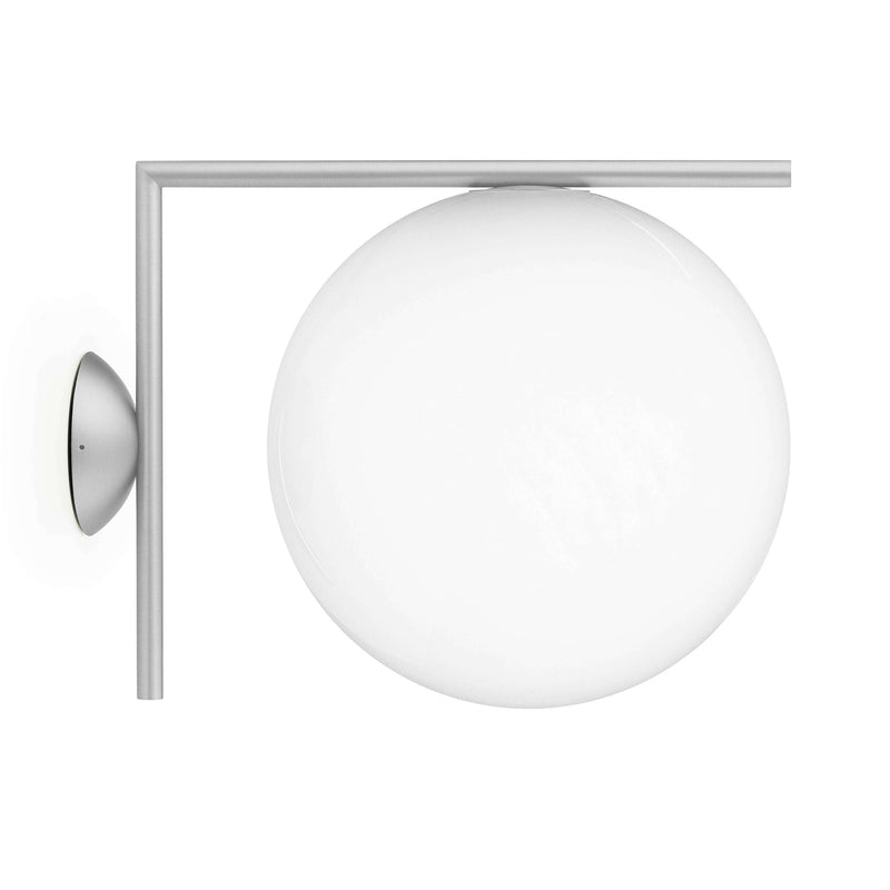 IC Lights Outdoor Wall Sconce Lighting Flos Large Stainless Steel 