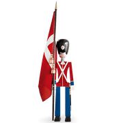 Kay Bojesen Standard-Bearer, Red/Blue/White (Large)
