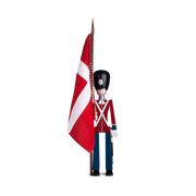 Kay Bojesen Standard-Bearer, Red/Blue/White (Medium)