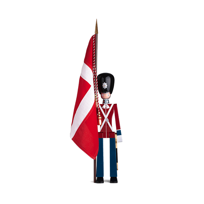 Kay Bojesen Standard-Bearer, Red/Blue/White (Medium)