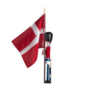 Kay Bojesen Standard-Bearer, Red/Blue/White (Medium), view 2