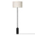 Gravity Floor Lamp Floor Lamps Gubi Blackened Steel Canvas Shade 