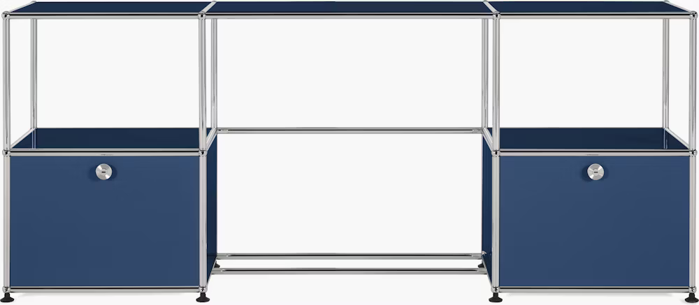 USM Haller Double Storage Desk