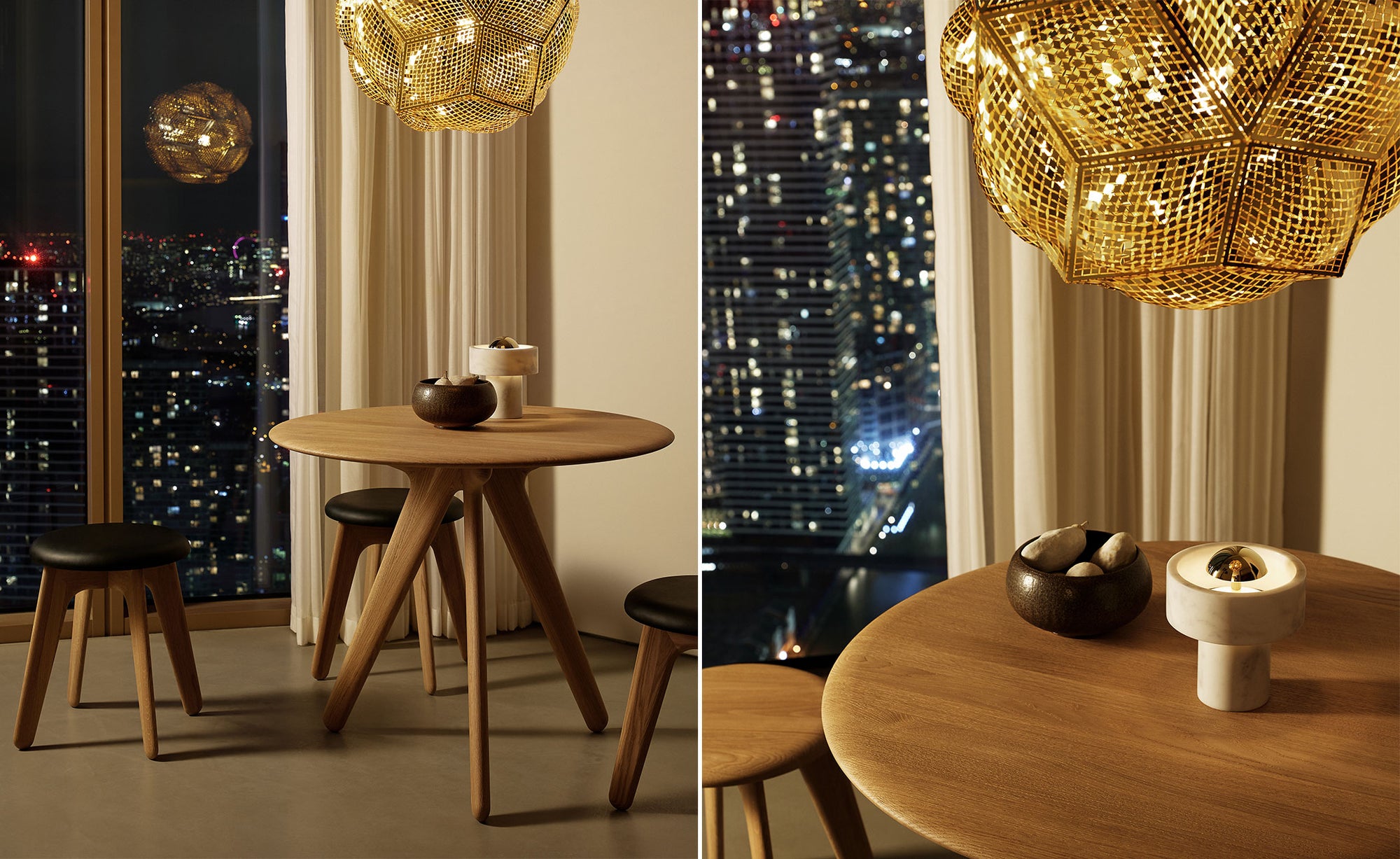 Stone Portable Table Lamp by Tom Dixon from Tom Dixon CA Modern Home