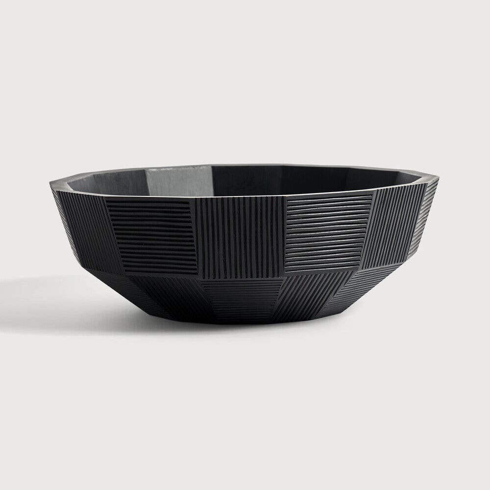 Striped Bowl Kitchen Ethnicraft 
