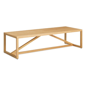 Strut Rectangle Wood Coffee Table Coffee Tables BluDot 