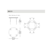 Supercircular Span Leg Table Dining Tables Fritz Hansen 