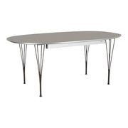 Superellipse Extendable Span Leg Dining Table Dining Tables Fritz Hansen 