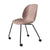 Beetle Meeting Chair 4 Legs with Castors Chairs Gubi Sweet Pink 