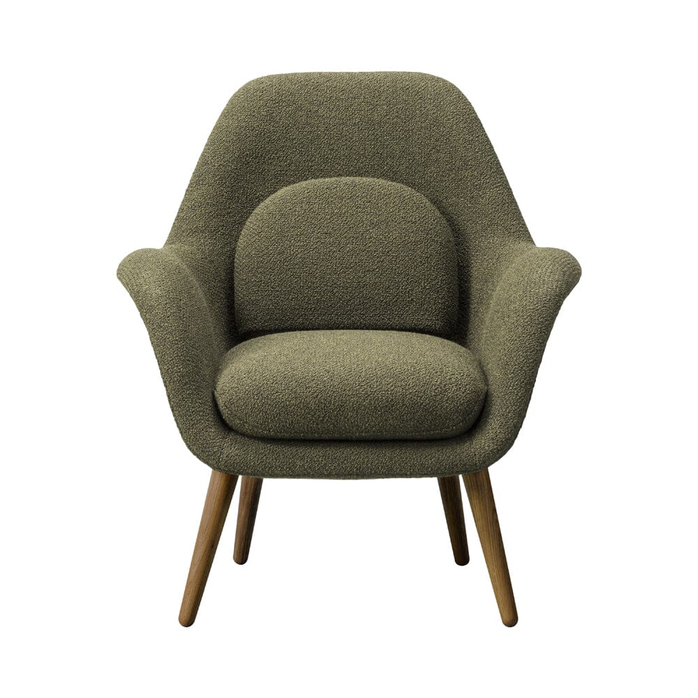 Swoon Petit Lounge Chair With Wood Base lounge chairs Fredericia 