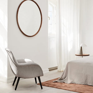 Swoon Petit Lounge Chair With Wood Base lounge chairs Fredericia 