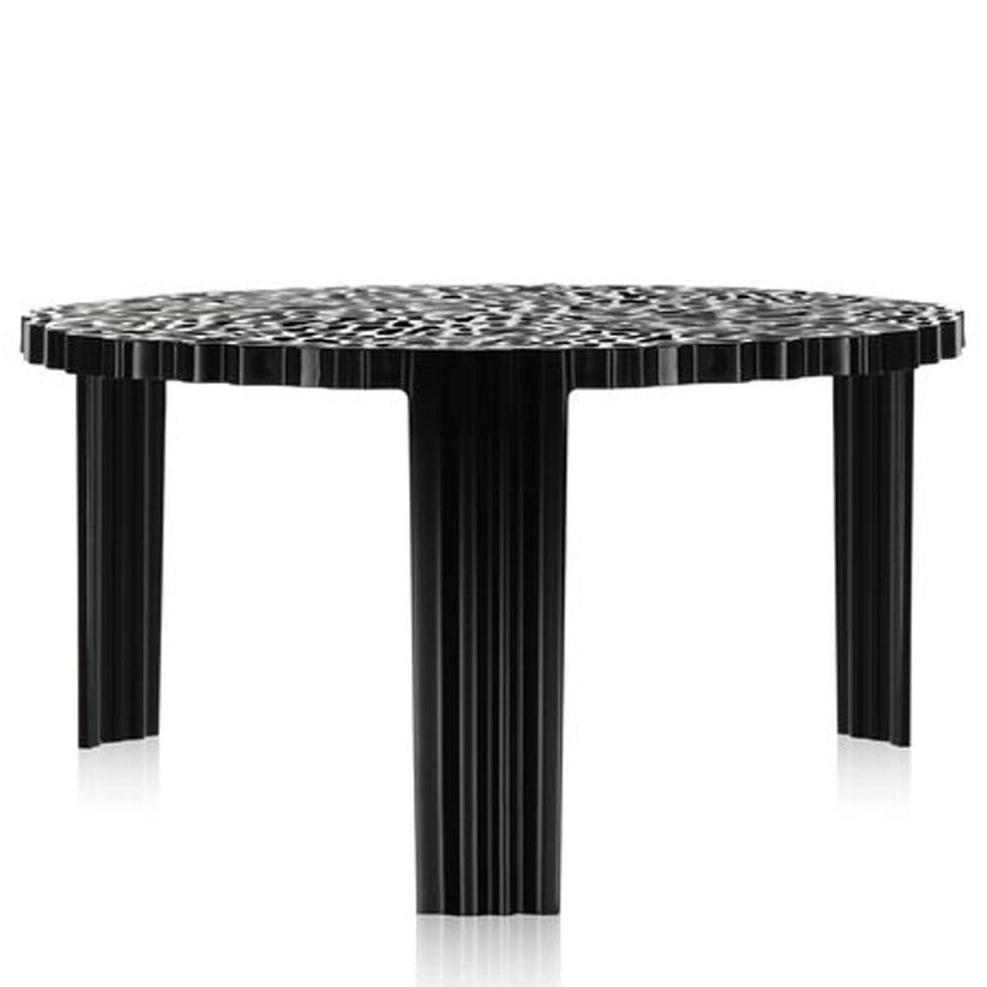 T-Table side/end table Kartell Low-11" Matte Black 