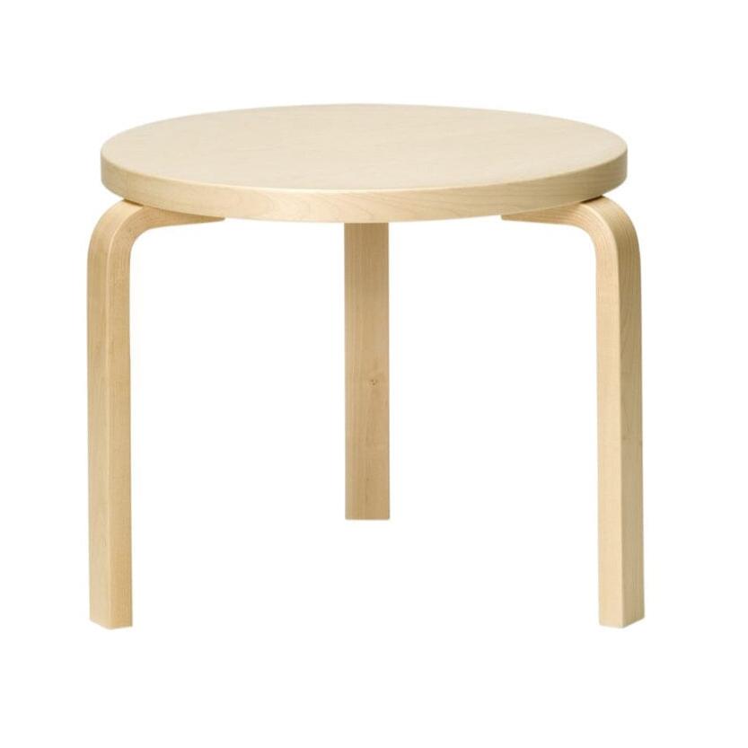 Table 90D Dining Tables Artek Top Birch Veneer | Legs and Edge Band Natural Lacquered + $50.00 