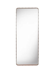 Adnet Rectangulaire Mirror mirror Gubi Large Tan Leather 