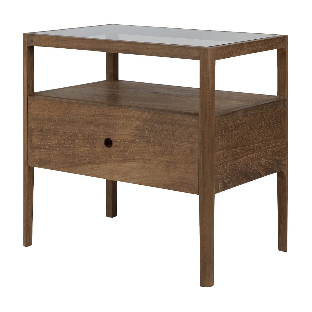 Teak Spindle Bedside Table side/end table Ethnicraft 