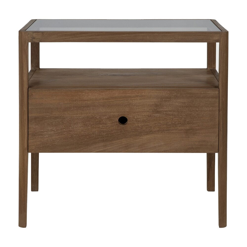 Teak Spindle Bedside Table side/end table Ethnicraft 