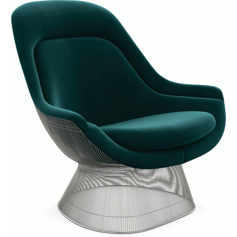 Platner Polished Nickel Easy Chair lounge chair Knoll 