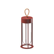 In Vitro Unplugged Portable Lamp Outdoors Flos Terracotta 2700K 