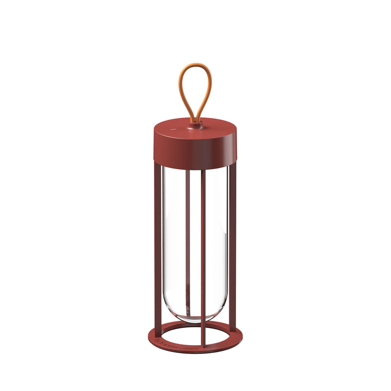 In Vitro Unplugged Portable Lamp Outdoors Flos Terracotta 2700K 