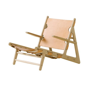 The Hunting Chair lounge chair Fredericia Oiled Oak Natural Leather +$820.00 