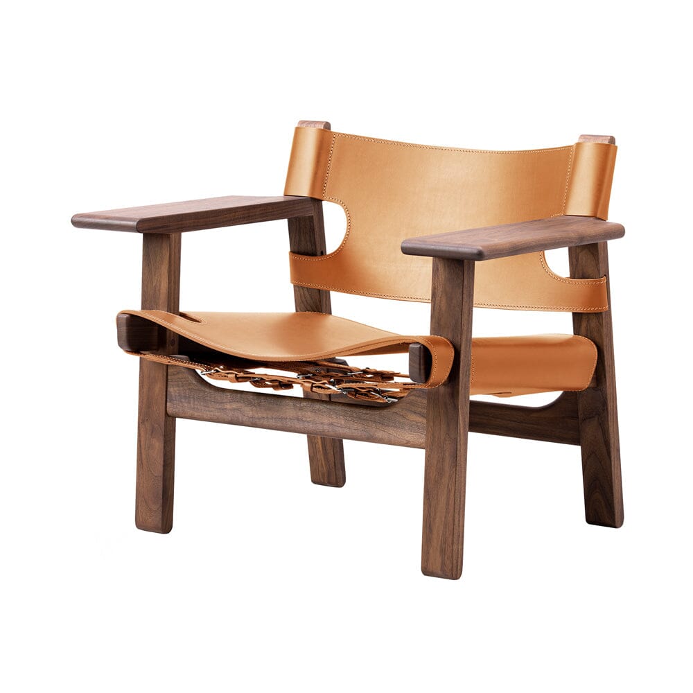 The Spanish Chair lounge chair Fredericia Oiled Walnut + $1425.00 Cognac Leather 50502 