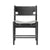 The Spanish Dining Chair Dining Chair Fredericia Black Lacquered Oak Black Leather 50501 