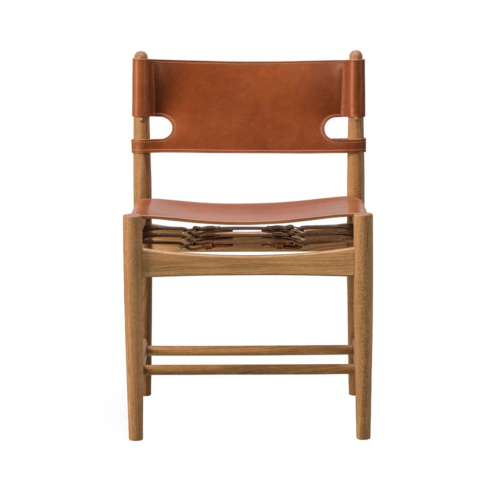 The Spanish Dining Chair Dining Chair Fredericia Oiled Oak Cognac Leather 50502 