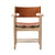 The Spanish Dining Chair With Arms Dining Chair Fredericia Soap Treated Oak Cognac Leather 50502 