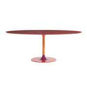 Thierry XXL Oval Dining Table Dining Tables Kartell Burgundy 
